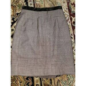 Gorgeous short tweed wool skirt, lined, Sz 4 Tailor's quality